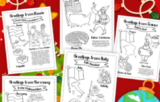 Free Christmas Around The World Worksheets (20 Pages!) - Leap Of throughout Printable Worksheets Free Printable Christmas Around The World Coloring Pages