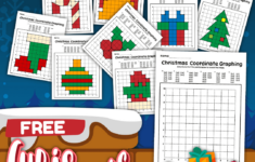 Free Christmas Coordinate Graphing Worksheets For Holiday Fun intended for Father Christmas Graphing Worksheets
