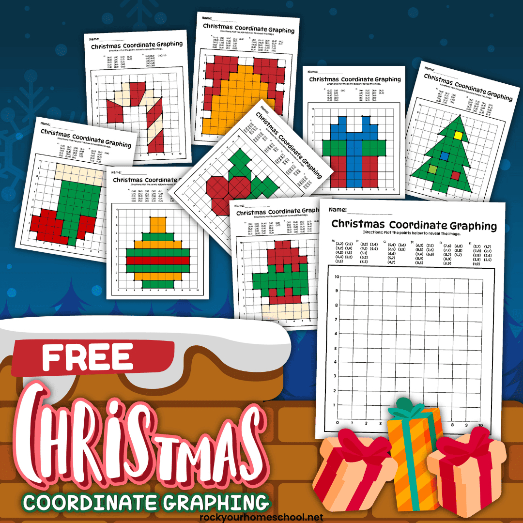 Free Christmas Coordinate Graphing Worksheets For Holiday Fun intended for Father Christmas Graphing Worksheets