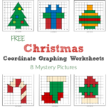Free Christmas Coordinate Graphing Worksheets   The Activity Mom Pertaining To Four Quadrants Free Printable Christmas Coordinate Graphing Worksheets
