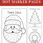 Free Christmas Do A Dot Printables   Lemon And Kiwi Designs In Dot Dot Christmas Worksheets