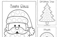 Free Christmas Do-A-Dot Printables - Lemon And Kiwi Designs in Dot Dot Christmas Worksheets