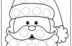 Free Christmas Do-A-Dot Printables - Lemon And Kiwi Designs with regard to Dot Dot Christmas Worksheets