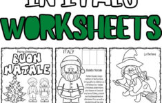 Free Christmas In Italy Worksheets pertaining to Christmas In Italy Worksheets