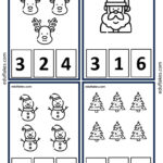 Free Christmas Math Worksheets For Kindergarten   Eduflakes For Fun Christmas Math Worksheets Free