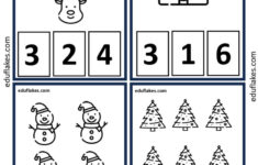 Free Christmas Math Worksheets For Kindergarten - Eduflakes pertaining to Christmas Abc Worksheets For Kindergarten