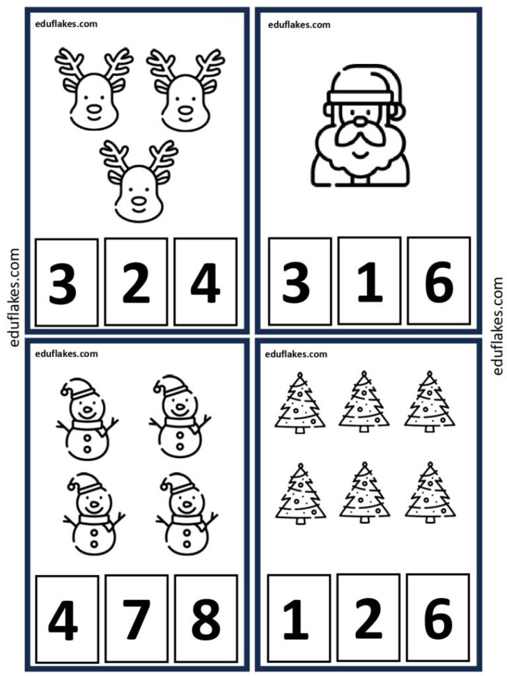 Free Printable Kindergarten Christmas Worksheets