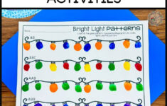 Free Christmas Pattern Activities For Kindergarten - A Spoonful Of inside Christmas Pattern Worksheets For Kindergarten