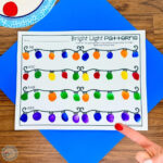 Free Christmas Pattern Activities For Kindergarten   A Spoonful Of With Regard To Christmas Pattern Worksheets Kindergarten
