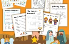Free Christmas Story Printables Activity Sheets! - Leap Of Faith in Christmas Story Worksheets Printable