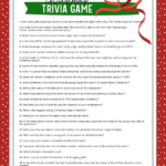 Free Christmas Trivia Printables {Games For The Family!} | Lil' Luna With Regard To Christmas Trivia Worksheets