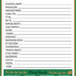 Free Christmas Word Scramble Printable With Answer Key Included With Regard To Christmas Word Unscramble Worksheets