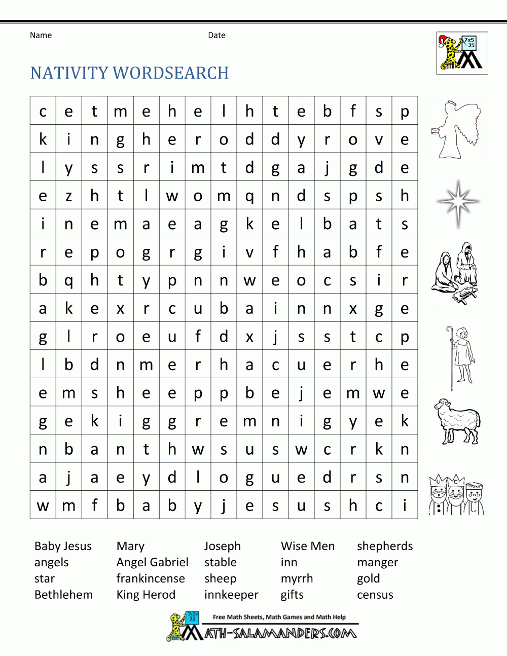 Free Christmas Worksheet Middle School, Download Free Christmas within Free Christmas Worksheets For Middle School