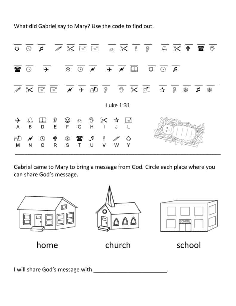 Free Christmas Worksheets For Kids (Free Printable Activity Sheets) pertaining to Free Christian Christmas Worksheets