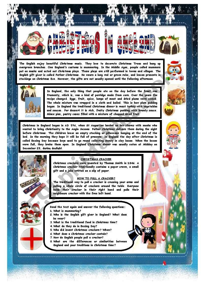 Free Free Christmas Reading Comprehension Worksheet, Download Free for Free Christmas Comprehension Worksheets