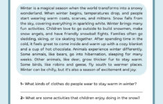 Free Printable 2Nd Grade Reading Worksheet Templates | Canva with Free Christmas Reading Comprehension Worksheets For 2nd Grade