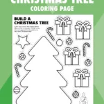 Free Printable Build A Christmas Tree Craft   Pjs And Paint With Regard To Build A Christmas Tree Worksheets