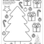 Free Printable Build A Christmas Tree Craft   Pjs And Paint Within Christmas Tree Worksheets Printable