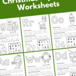 Free Printable Christmas Alphabet Worksheets   Kids Activity Zone In Christmas Alphabetical Order Worksheets