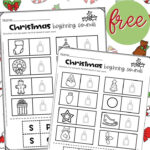 Free Printable Christmas Beginning Sounds With Regard To Beginning Sounds Christmas Worksheets