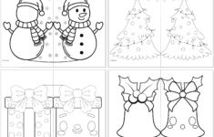 Free Printable Christmas Cards For Kids - The Artisan Life intended for Christmas Cards Worksheets Printable