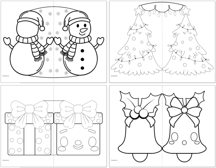 Christmas Cards Worksheets Printable Christmas Cards Worksheets Printable