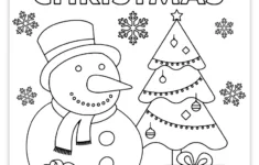 Free Printable Christmas Coloring Page For Kids - Pjs And Paint within Merry Christmas Coloring Worksheets