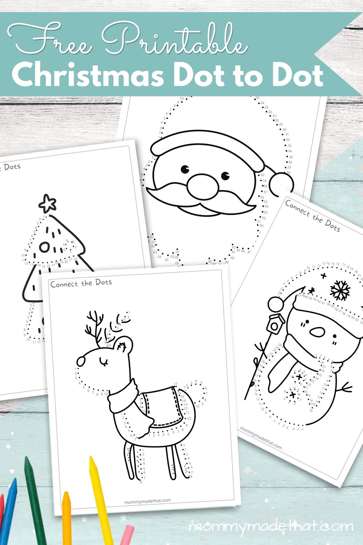 Free Printable Christmas Dot To Dot inside A Little Christmas Confusion Worksheets