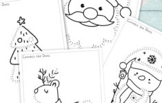 Free Printable Christmas Dot To Dot pertaining to Free Printable Connect The Dots Christmas Worksheets