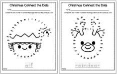 Free Printable Christmas Dot To Dot Worksheets - The Artisan Life intended for Free Printable Connect the Dots Christmas Worksheets