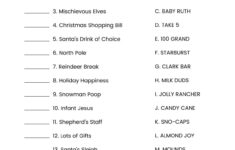 Free Printable Christmas Games {4 Freebies} | Lil' Luna in Christmas Game Worksheets Printable