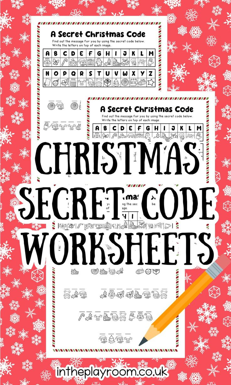 Free Printable Christmas Secret Codes For Kids throughout Christmas Secret Code Worksheets