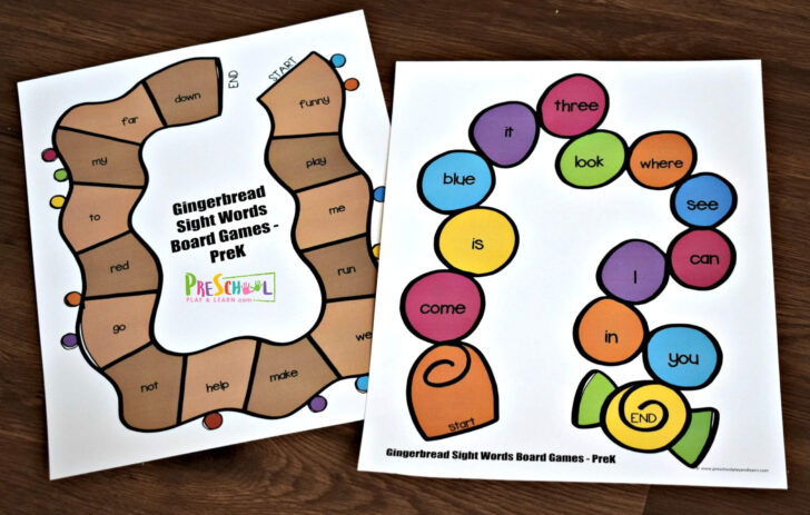 Christmas Sight Word Worksheets