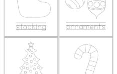Free Printable Christmas Tracing Worksheets For Kids - The Craft intended for Free Printable Christmas Tracing Worksheets