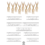 Free Printable Christmas Writing Practice Worksheets | Kids Pertaining To Christmas Writing Worksheets Printable