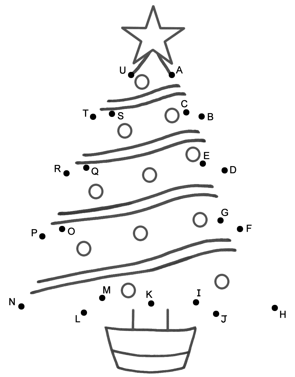 Free Printable Dot To Dot Christmas Tree, Download Free Printable for Free Printable Connect The Dots Christmas Worksheets