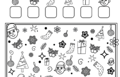 Free Printable I Spy Christmas Coloring Page Game - World Of regarding I Spy Worksheets Christmas
