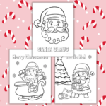 Free Printable Santa Coloring Pages For Christmas   Simply Full Of In Christmas Coloring Worksheets Free