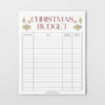 Free Printable!} Save Money With This Christmas Budget Printable Pertaining To Christmas Budget Worksheets Printable