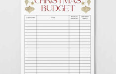 Free Printable!} Save Money With This Christmas Budget Printable pertaining to Christmas Budget Worksheets Printable
