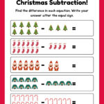 Free Subtraction Worksheet Templates To Edit And Print | Canva With Free Christmas Subtraction Worksheets
