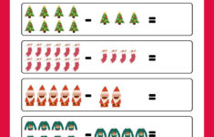 Free Subtraction Worksheet Templates To Edit And Print | Canva with Free Christmas Subtraction Worksheets