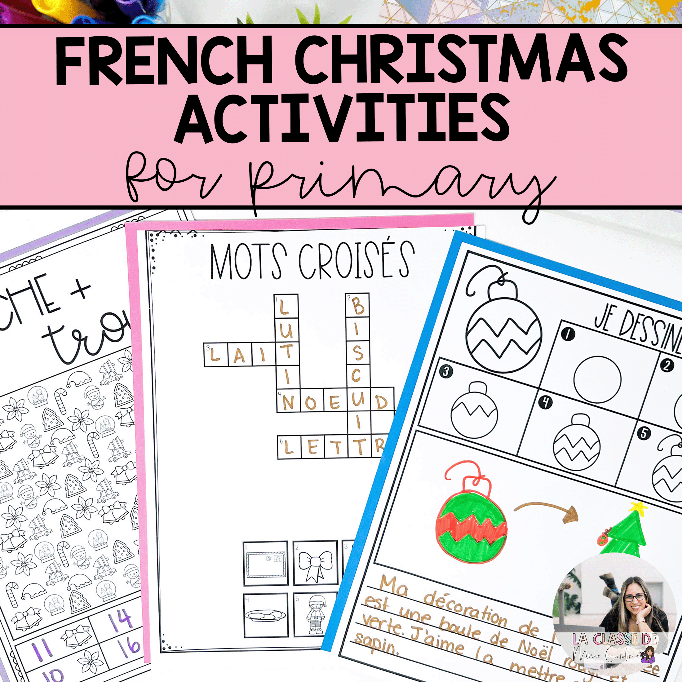French Christmas Activities And Worksheets | Les Activités De Noël throughout Free French Christmas Worksheets