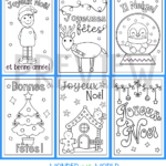 French Christmas Cards   6 Designs To Print Colour And Write With Regard To Free French Christmas Worksheets