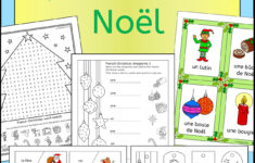 French Christmas - Noel - Fun Activities, Worksheets, Word Wall inside Christmas French Vocabulary Worksheets