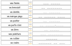 French: Christmas Vocabulary – Activities And Worksheets throughout French Christmas Vocabulary Worksheets