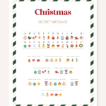 Fun Christmas Secret Message Printable For Kids   Simply Bits Of Us Pertaining To Christmas Hidden Message Worksheets