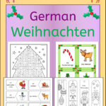 German Christmas Weihnachten Vocabulary Activities, Puzzles, Games With German Christmas Vocabulary Worksheets