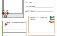 Grade 2 Christmas Worksheets with Free Printable All About Me Christmas Worksheets