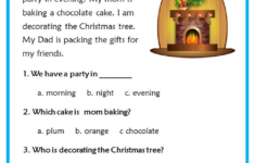 Grade 3 Christmas Comprehension Worksheets Worksheets with 3rd Grade Christmas Reading Comprehension Worksheets